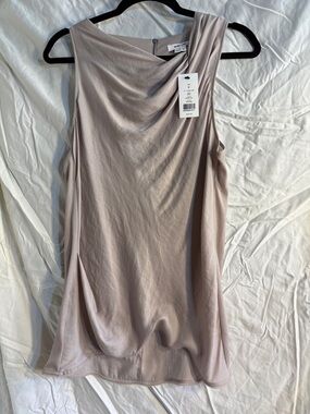 Helmut Lang pink/blush Drape Tank Top